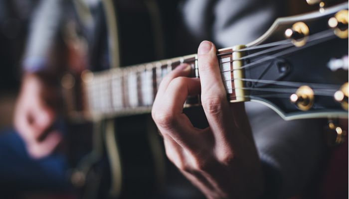 Bildausschnitt Gitarre
