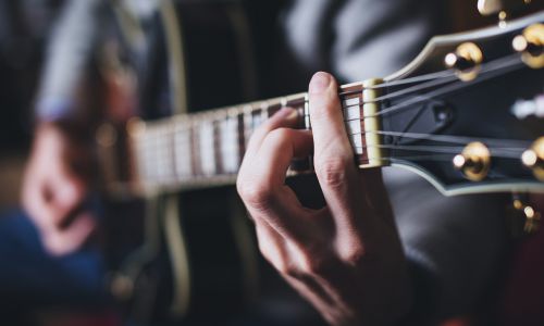 Bildausschnitt Gitarre